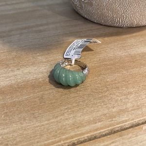 New Bridge Cultured Pearl Jade Shrimp Ring